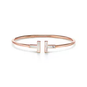 Tiffany Wire Bracelet with Mother-of-pearl