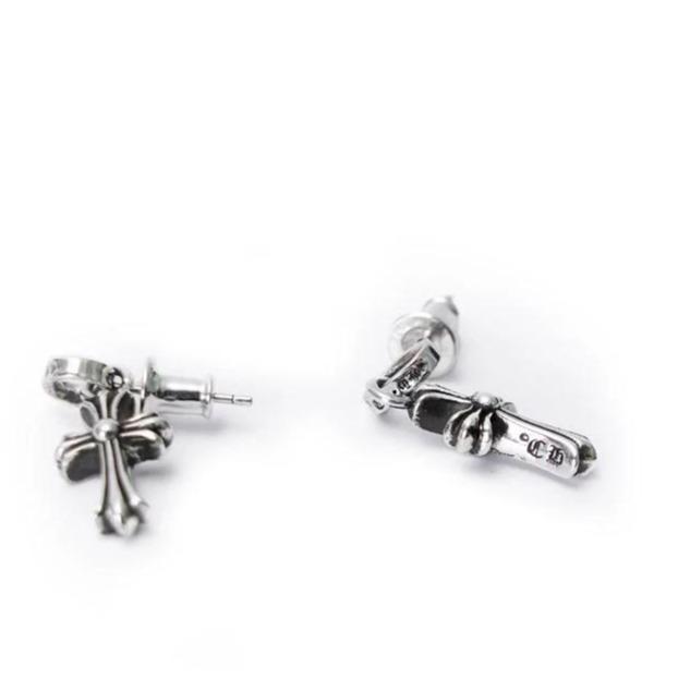 Chrome Hearts Cross Babyfat Drop Earrings