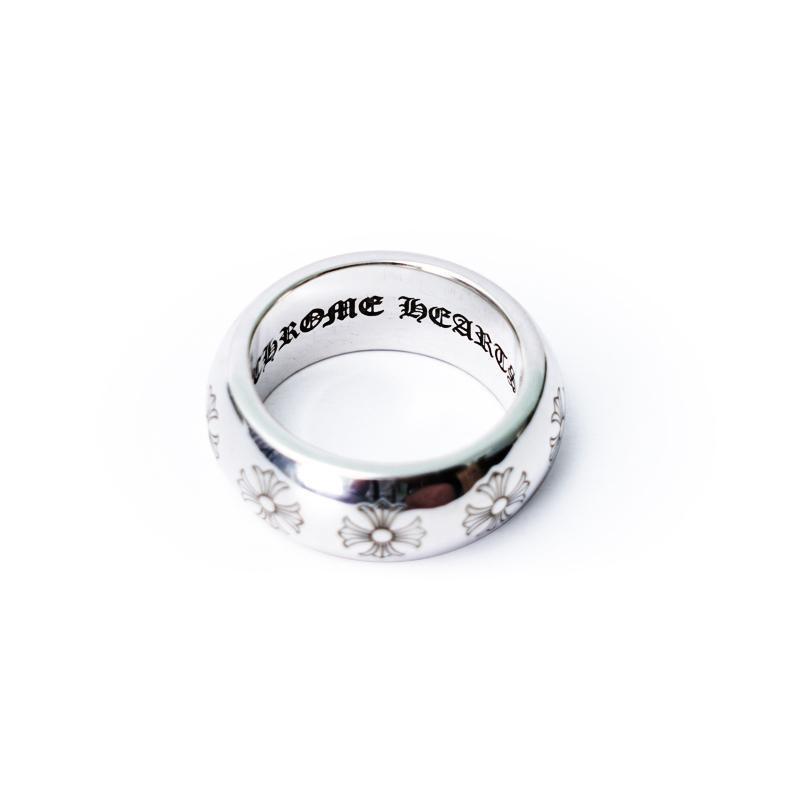 Chrome Hearts Etched Plus Band Ring