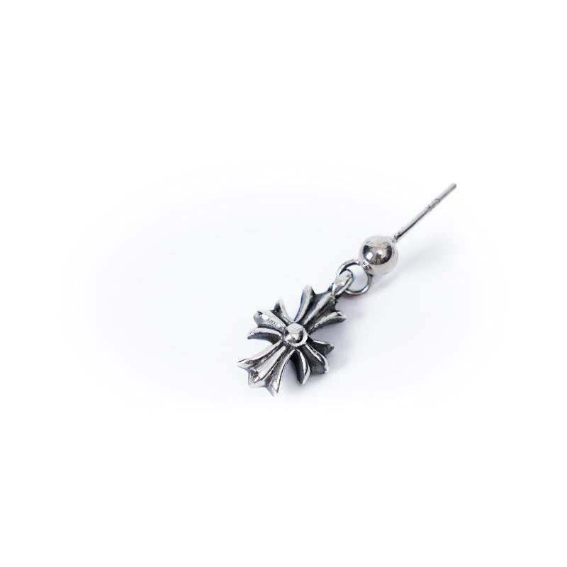 Chrome Hearts Tiny E CH Plus Drop Earrings