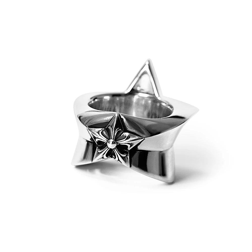 Chrome Hearts Big Star Ring