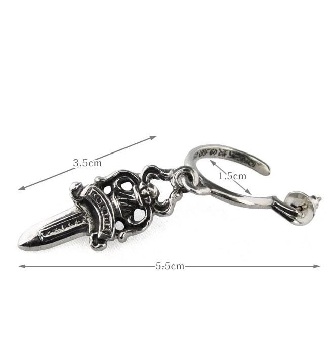 Dagger Hoop Earrings