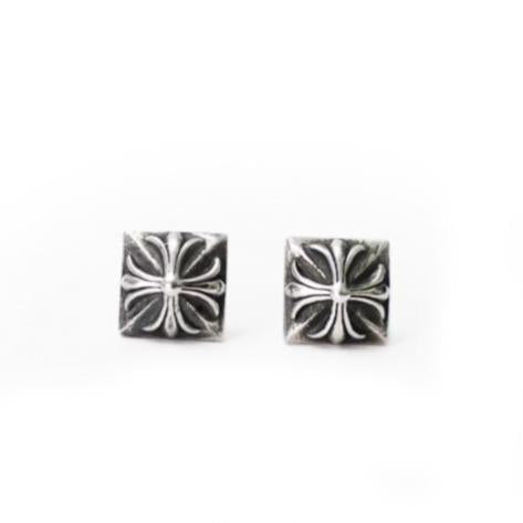 Pyramid Plus Stud Earrings