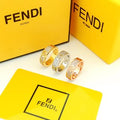 Fendi Velora FF Pavé Logo Ring