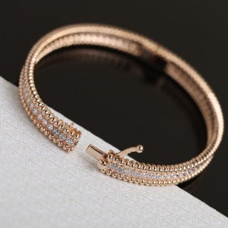 Van Cleef & Arpels Radiant Beadline Bangle