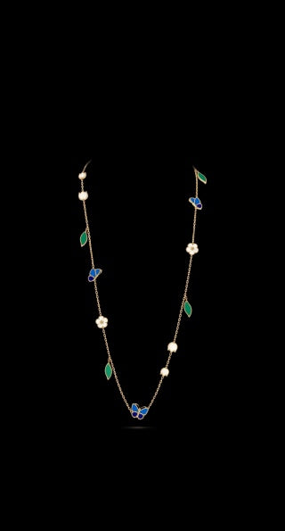 Van Cleef & Arpels Botanical Butterfly Harmony Necklace
