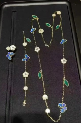 Van Cleef & Arpels Botanical Butterfly Harmony Necklace