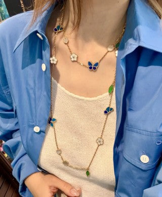 Van Cleef & Arpels Botanical Butterfly Harmony Necklace
