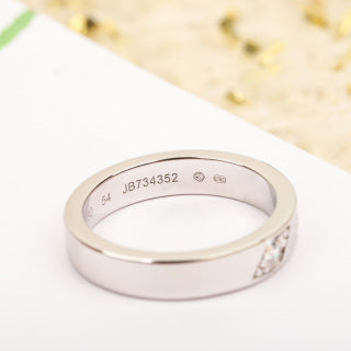 Van Cleef & Arpels Forever Bond Engraved Band Ring Set