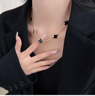 Van Cleef & Arpels Sapphire Clover Garden Necklace