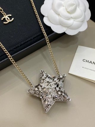 CHANEL Astrielle Diamond Star Pendant Necklace