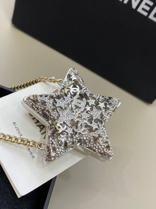 CHANEL Astrielle Diamond Star Pendant Necklace