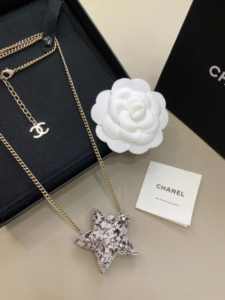 CHANEL Astrielle Diamond Star Pendant Necklace