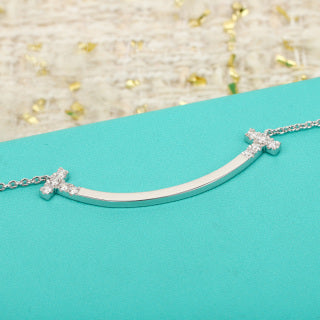 Tiffany Smile Pendant (Large) with Diamonds