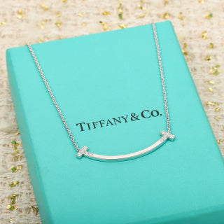 Tiffany Smile Pendant (Large) with Diamonds