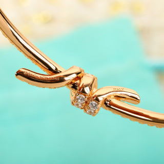 Tiffany Twisted Pavé Diamond Bracelet
