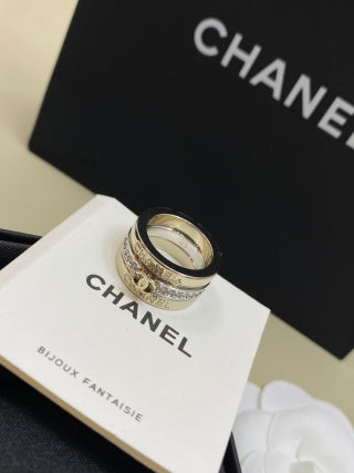 CHANEL Aurevia Triple Layer Signature Ring