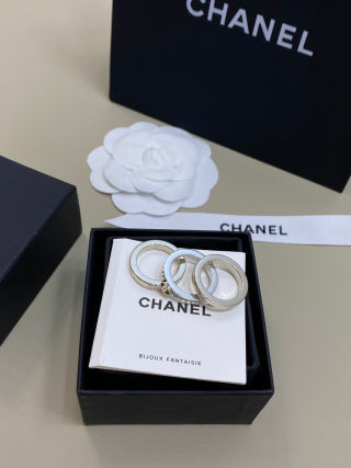 CHANEL Aurevia Triple Layer Signature Ring