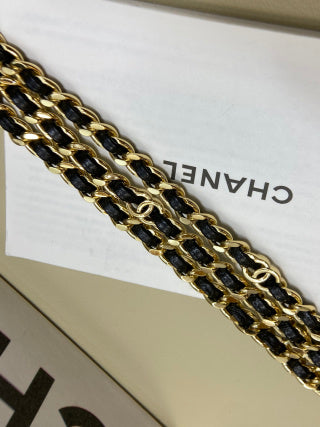 CHANEL Valerine Woven Chain Layered Necklace
