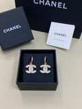 CHANEL Celestara Diamond Accent Drop Earrings