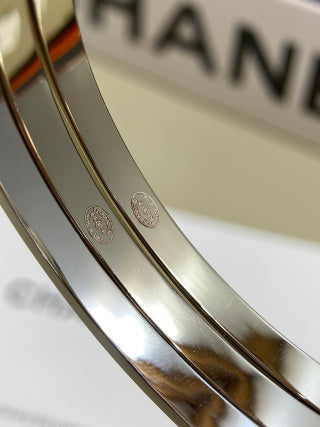 CHANEL Arabelle Triple Layer Signature Bracelet