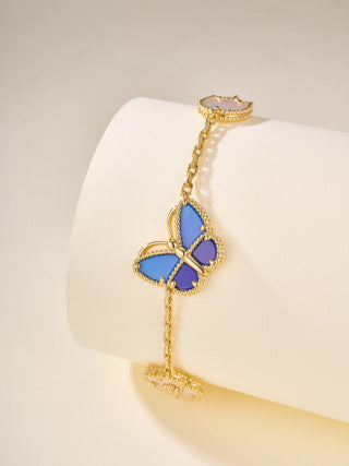Van Cleef & Arpels Butterfly Garden Charm Bracelet