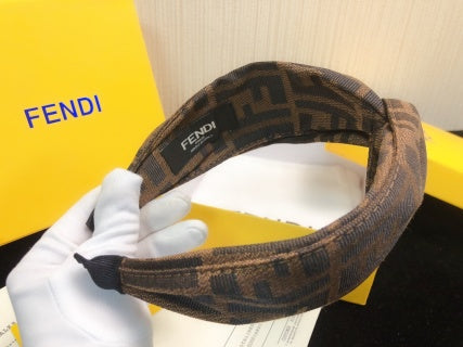 Fendi Terra FF Monogram Knot Headband