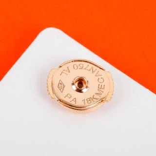 Hermès Mini Chaine d’Ancre Round Stud Earrings