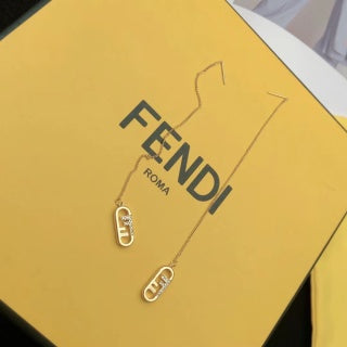 Fendi Elara FF Mini Drop Earrings