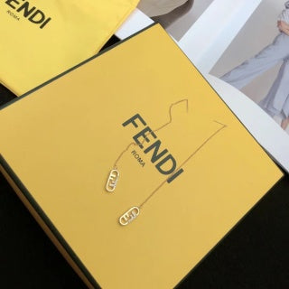 Fendi Elara FF Mini Drop Earrings
