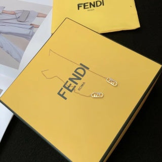 Fendi Elara FF Mini Drop Earrings