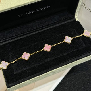 Van Cleef & Arpels Rose Garden Clover Bracelet