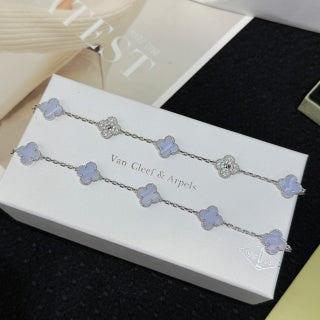 Van Cleef & Arpels Lavender Clover Garden Bracelet