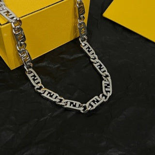 Fendi Novara FF Link Chain Necklace