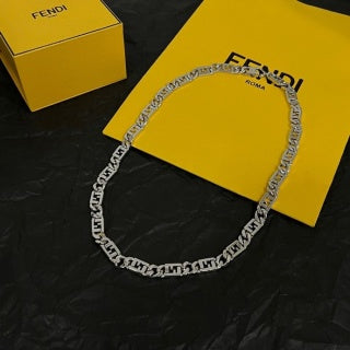 Fendi Novara FF Link Chain Necklace