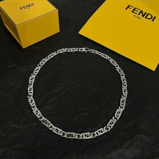 Fendi Novara FF Link Chain Necklace