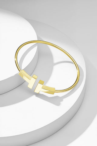 Tiffany T Square Open Cuff Bracelet – Minimalist Luxury Jewelry