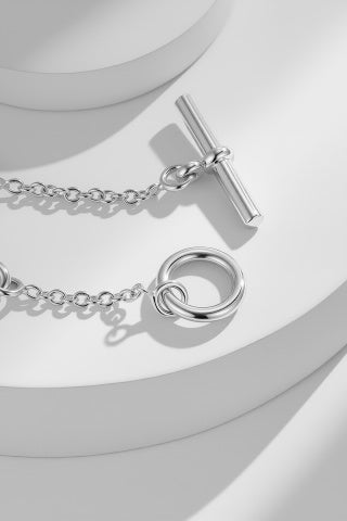 Hermès Circular Link Toggle Chain Bracelet
