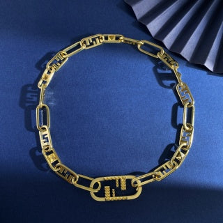 FENDI FF Link Chain Necklace