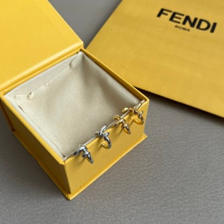 FENDI FF Charm Link Bracelet