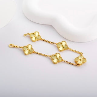Van Cleef & Arpels Golden Meadow Clover Bracelet
