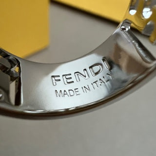 FENDI FF Mini Signet Band Ring