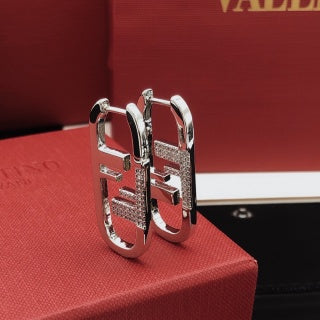 Fendi Astra FF Statement Logo Stud Earrings