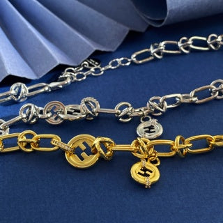 FENDI FF Link Chain Necklace