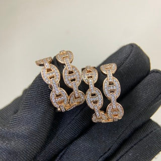 Hermès Éclat Pavé Open Band Ring