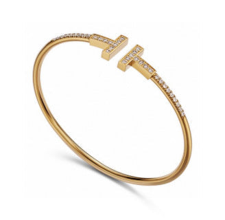 Tiffany T Diamond Wire Bracelet – Elegant Luxury Fine Jewelry