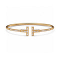 Tiffany T Diamond Wire Bracelet – Elegant Luxury Fine Jewelry