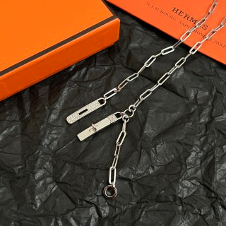 Hermès Chaine d’Ancre T-Bar Y Drop Necklace