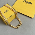 Fendi Vela FF Bold Chain Necklace