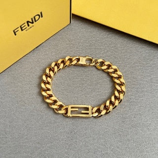 Fendi Varello FF Link Chain Bracelet